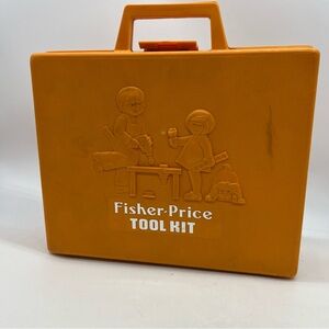 Vtg Fisher Price Tool-Kit 1977 Toy Measurement Educational Drill Ruler